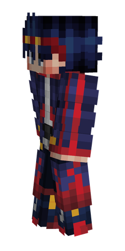 Black skin: body, left side render