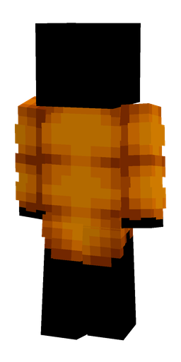 Brown skin: body, back render