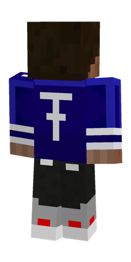 Black skin: body, back render