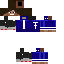 Black skin: raw texture render