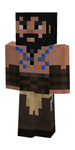 Black skin: body, front render