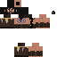 Black skin: raw texture render