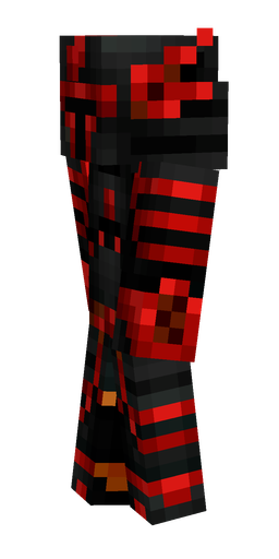 Black skin: body, left side render