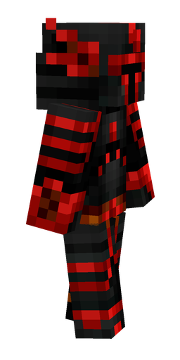 Black skin: body, right side render