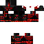 Black skin: raw texture render