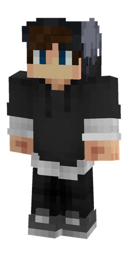 Black skin: body, front render