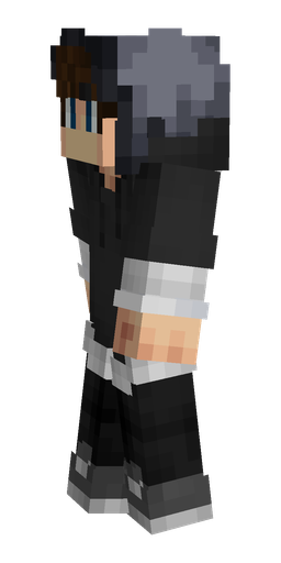 Black skin: body, left side render