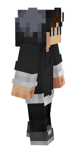 Black skin: body, right side render