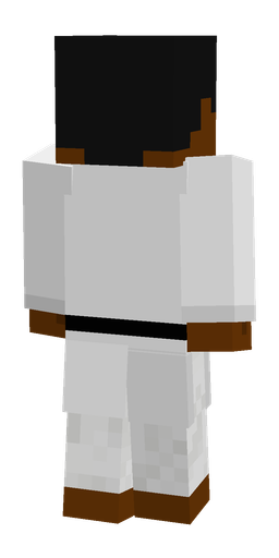 Brown skin: body, back render