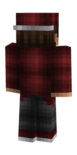 Black skin: body, back render