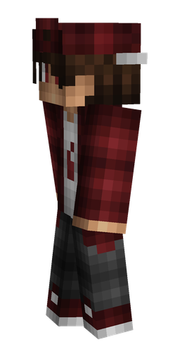 Black skin: body, left side render