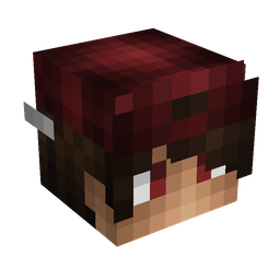 Black skin: head render