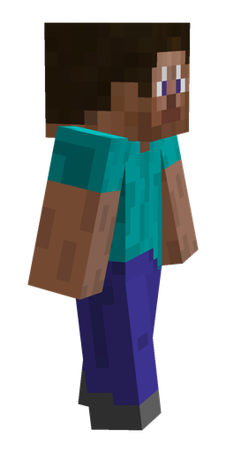 Black skin: body, right side render