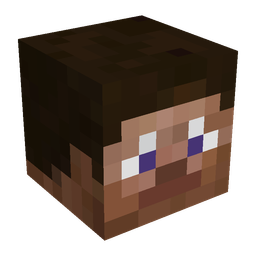 Black skin: head render