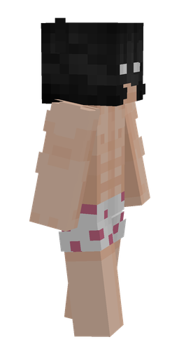 Black skin: body, right side render
