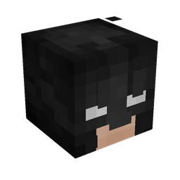Black skin: head render