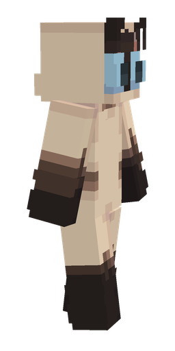Black skin: body, right side render
