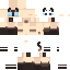 Black skin: raw texture render