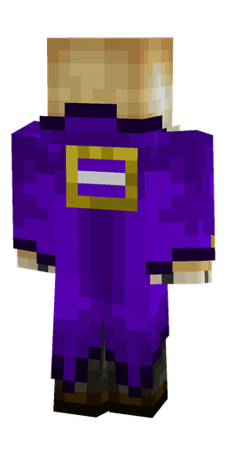 Black skin: body, back render