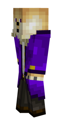 Black skin: body, left side render
