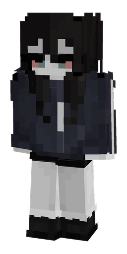 Black skin: body, front render