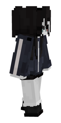 Black skin: body, right side render