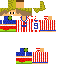 Classic skin: raw texture render