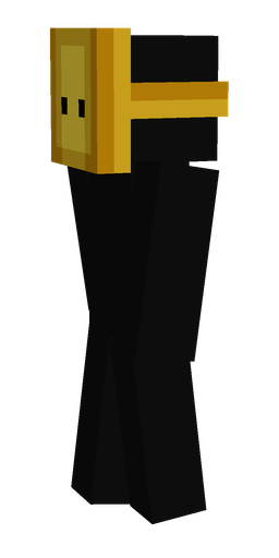 Black skin: body, left side render