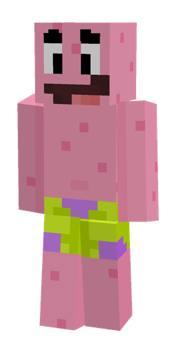 Pink skin: body, front render