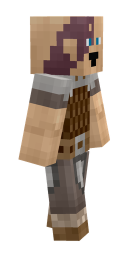 Brown skin: body, right side render