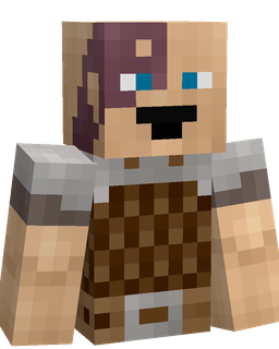 Brown skin: bust render