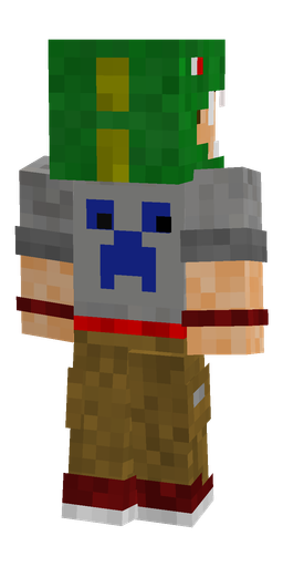 Brown skin: body, back render