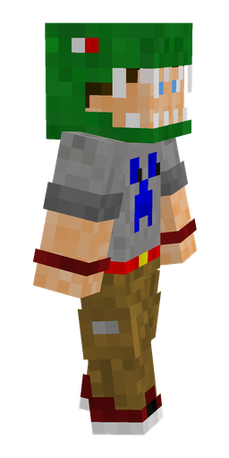 Brown skin: body, right side render