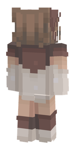 Gray skin: body, back render