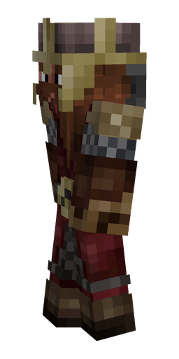 Black skin: body, left side render