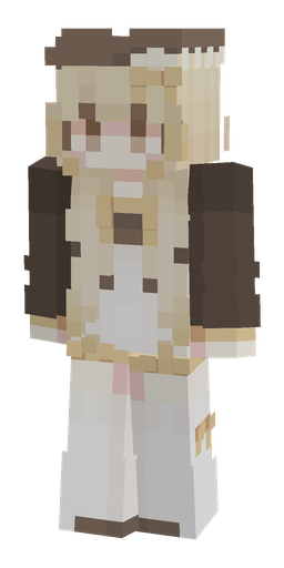 Brown skin: body, front render