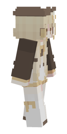 Brown skin: body, right side render