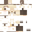 Brown skin: raw texture render