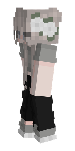 Black skin: body, left side render
