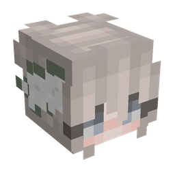 Black skin: head render