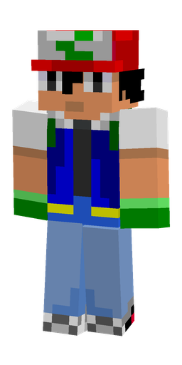 Blue skin: body, front render