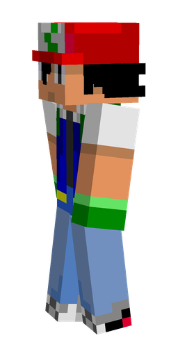 Blue skin: body, left side render