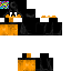 Black skin: raw texture render