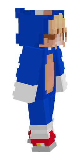 Blue skin: body, right side render