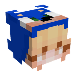 Blue skin: head render