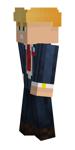Black skin: body, left side render