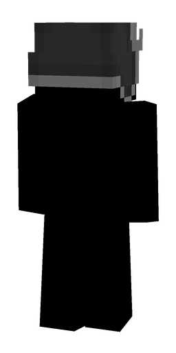 Black skin: body, back render