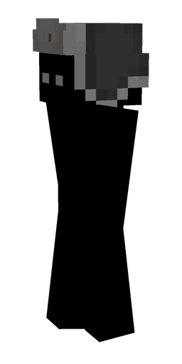 Black skin: body, left side render