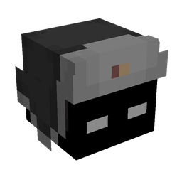 Black skin: head render