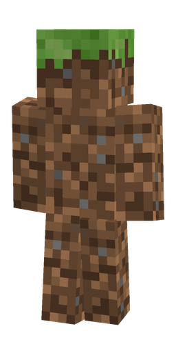 Brown skin: body, back render